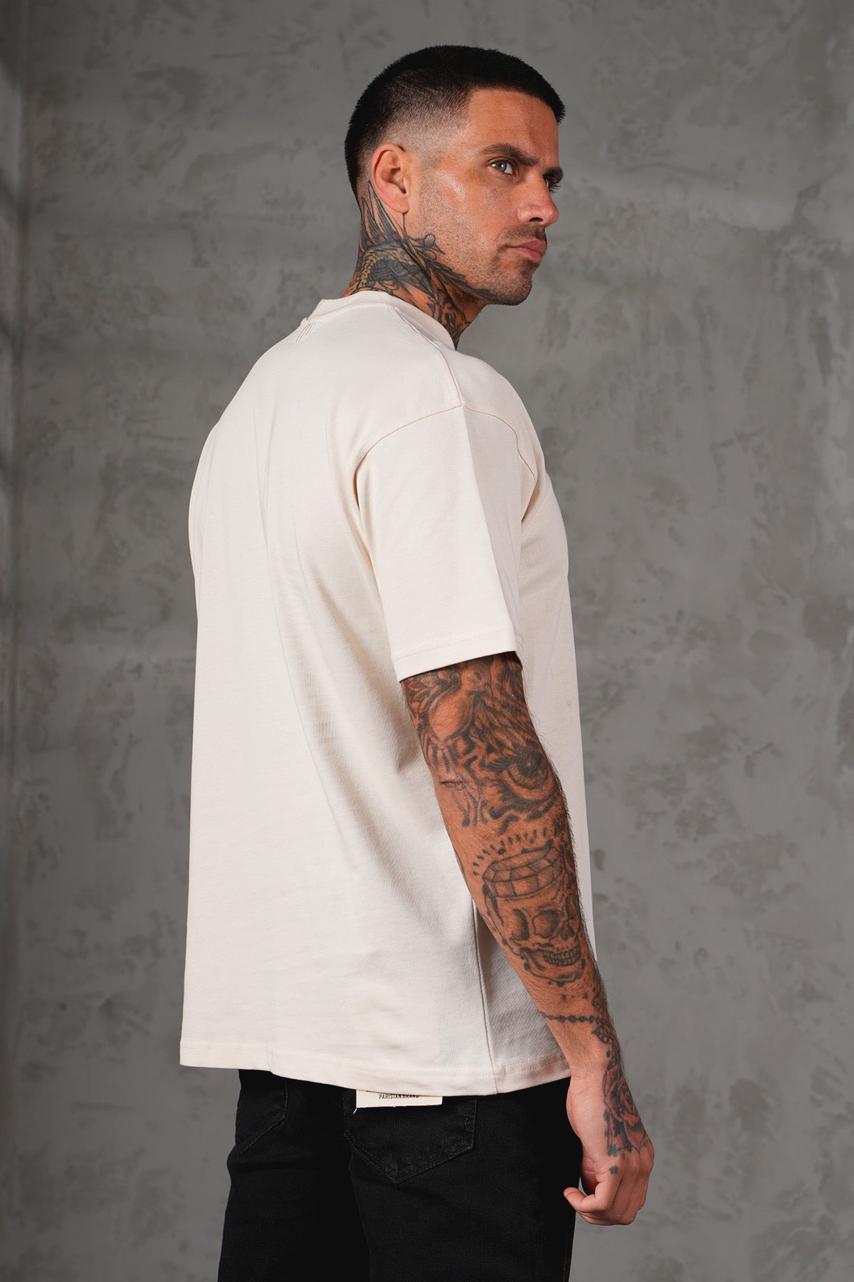 T-SHIRT PEACE BEIGE
