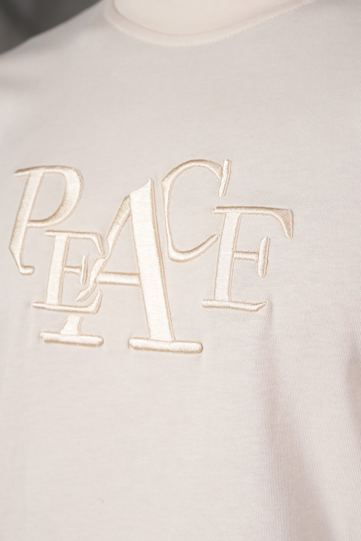 T-SHIRT PEACE BEIGE