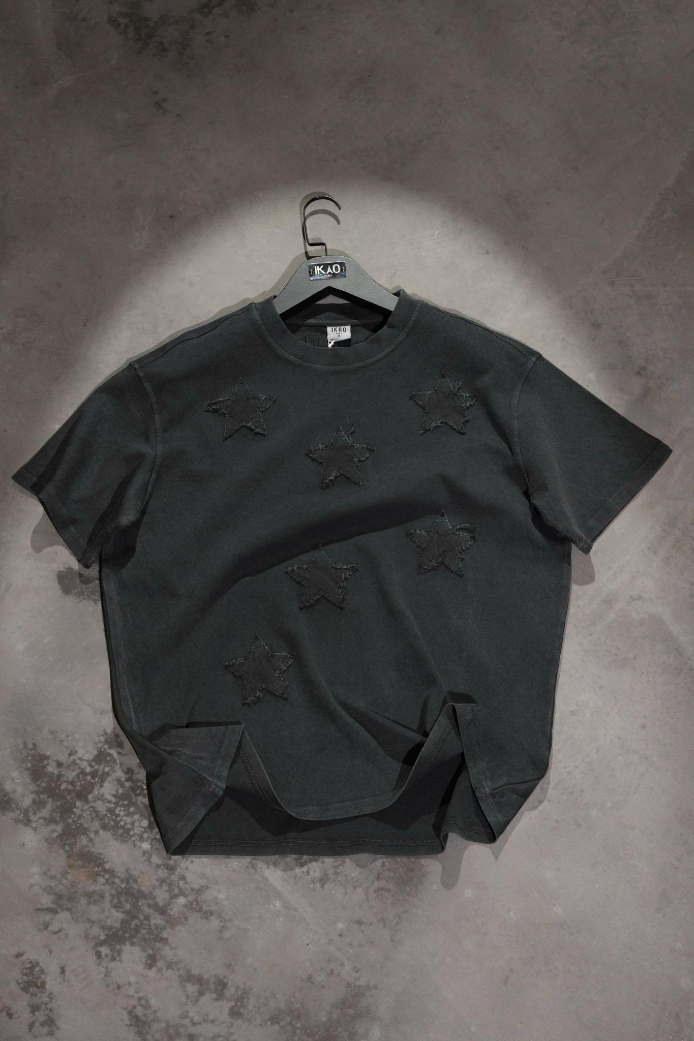 T-SHIRT STAR NOIR